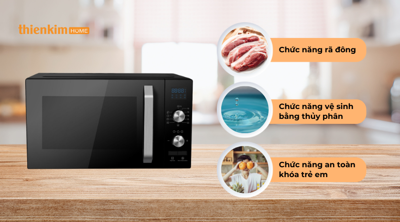 Lò Vi Sóng Kết Hợp Nướng HW-F23B Hafele 538.31.270 nhiều chức năng